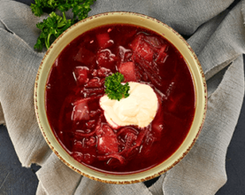 Борщ селянський