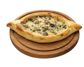 Хачапурі з куркою та грибами