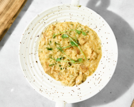 Різото з білими грибами