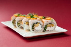 Рол з креветкою та кумкватом
