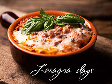 Вкусные Lasagnа days в Tarantino Italian&Grill