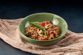 Гречана каша з грибами