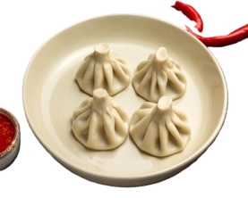 Хінкалі з картоплею та грибами 4 шт