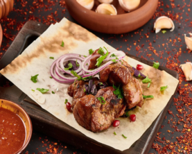 Шашлик із свиного ошийка