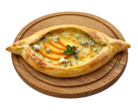 Хачапурі з хурмою та сиром дорблю