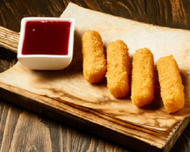 2Х Сирні скибочки з соусом із журавлини