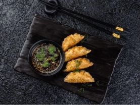 Пельмені Гедзa з креветкою