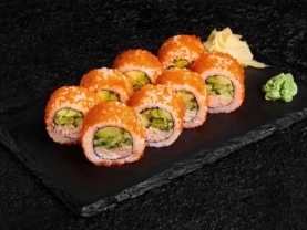 Каліфорнія зі сніжним крабом в ікрі