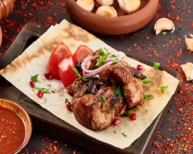 Шашлик із свиного ошийка