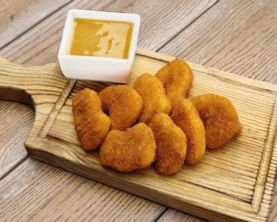 Курячі нагетси з гірчичним соусом