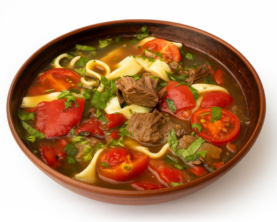 Лагман з телятиною