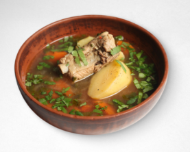 Шурпа зі свиними реберцями