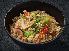 Рис смажений з овочами