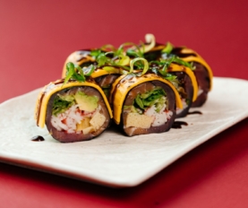 Рол без рису з лососем та тунцем